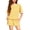 #A01-Yellow, variant on Abcomgle Girls Short Sets 4-16 Girls 2 Piece Outfits Colorblock Short Sleeve Shirts and Elastic Waist Shorts Cute Preppy Girls Summer Outfits,Light Purple,5-6Years