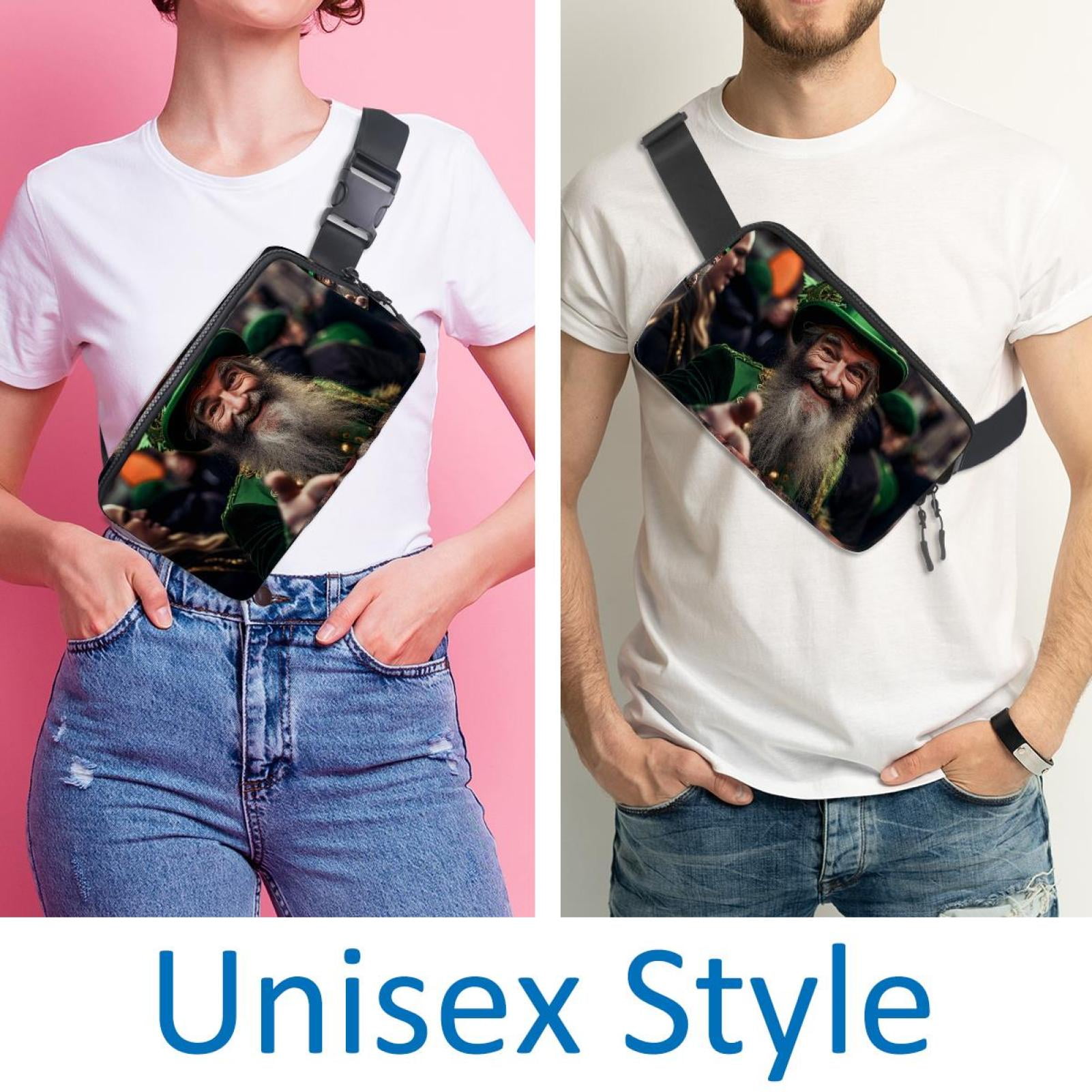 Saint Patrick's Day Adjustable Lightweight Running Belt Waist Bag with Extension Strap for Unisex
