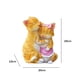 thumbnail image 1 of Estatuas Paisajismo Accesorios de adorno de resina Retro Pareja Animales Estatuas de animales para jardín al aire libre (B) Ndcxsfigh Libre de BPA, 1 of 7