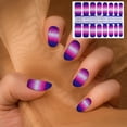 thumbnail image 3 of Nail Sticker Set Glitter Gradient Decals for Nails with Self- Strips Easy Polish Wraps Fashionable Plating for Women, 3 of 4