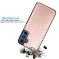 thumbnail image 6 of For Galaxy A15 5G 6.5" Case, Samsung A15 5G Wallet Case, Luxury PU Leather Case,Luxury Slim Folio Flip Kickstand Shockproof Cards Holder Wallet Case Cover -Rose Gold, 6 of 7