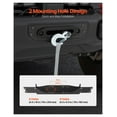 thumbnail image 5 of Jeep Wrangler JL/JT Winch Mount - 2018-2023, 12000lbs Capacity, Steel Trailer Hitch Receiver, Front/Rear, Off-Road Recovery, 4/4.5 Bolt Pattern, 5 of 8