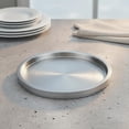 thumbnail image 2 of predolo Plato Redondo de Acero Inoxidable Reutilizable Bandeja para Barbacoa Coreana Resistente Al Óxido Plato de Fondo Plano Engrosado para Restaurantes, 2 of 9