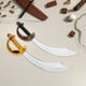 thumbnail image 2 of 2 espadas piratas de PVC, accesorio de disfraz para niños, fiesta de Halloween, cosplay, juguete de simulación, hoja curva, decoraciones temáticas piratas, 2 of 8