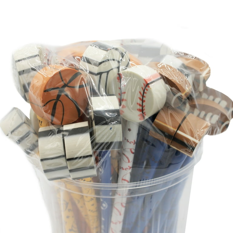 Moon Products Pencil & Eraser Topper Write-Ons, Sports, Pack of 36 -  Walmart.com