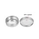 thumbnail image 3 of Uxcell Latas redondas de 2oz 60ml con tapa de tornillo, contenedores de aluminio tono plateado, paquete de 5, 3 of 6