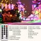 thumbnail image 5 of Luces navideñas, 20 M, 200 LED, 11 modos de iluminación que cambian de color, blanco cálido y multicolor con temporizador remoto, enchufe de extremo a extremo para exteriores, Navidad, fiestas, 5 of 5
