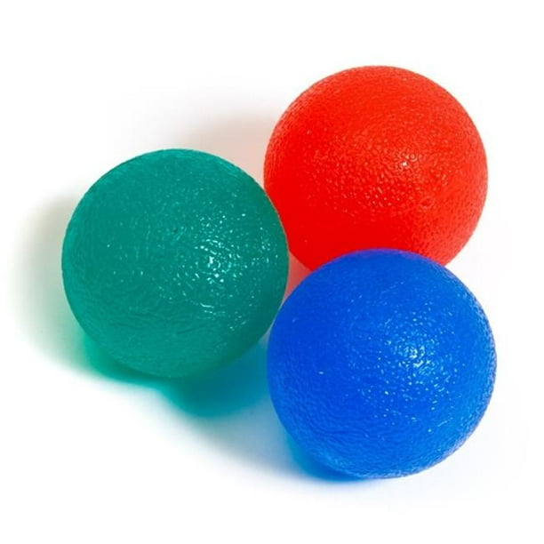 Black Mountain Products Hand Therpay Balls 3 Hand Therapy Exercice Ball&44; Multicolore