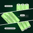 thumbnail image 6 of 16 Pack PKCELL Rechargeable AAA Batteries NiMH Low Self-Discharge Triple a Battery, 6 of 6