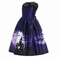 thumbnail image 3 of HAWEE Costume d'Halloween pour Filles, Citrouille Fantôme Imprimée Déguisement Fête Cosplay, 3 of 5