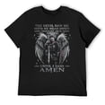 thumbnail image 3 of The Devil Saw Me With My Head Down Effortless Men's Cotton Short Sleeve HD Print Tee for Casual T-Shirt Crew Neck Top Black S, 3 of 7