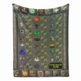 thumbnail image 3 of Old School RuneScape (OSRS) Maxed Stats 99 Fleece Sherpa Blanket - Classic MMORPG Fan Collection, Premium Soft Cozy Bedding for Gaming Rooms/Dorms/Office Naps (2277), 3 of 9
