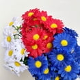 4ThofJuly Decorations, Artificial Daisies, 12inFloral Stems ...