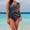 Dark, variant on Plus Size One-piece Swimsuit for Women Close-fitting Monokini with Floral Printing Summer Beach Fashion Swimwear Push Up Bikini Sets Vacation Holiday L-3XL