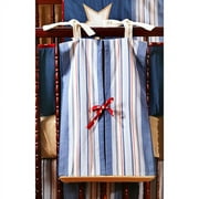 My Baby Sam Denim Star Diaper Stacker, Denim Blue