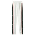 thumbnail image 5 of Ma Croix Men's Slim Fit Stripe Track Pants with Button Accent, 5 of 8