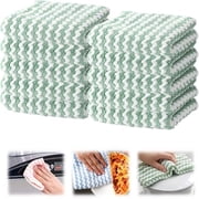 Thickened Dishwashing Cloth for Kitchen Degreasing | Highly Absorbent Velvet Dishcloth | Household Cleaning Cloth for Wiping Dishes and Surfaces | Water Absorption Cleaning Tool for Home Kitchen Use