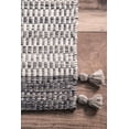 thumbnail image 3 of nuLOOM Handmade Jenson Tassel Rug Area Rug, 3 of 3
