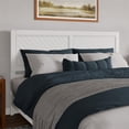thumbnail image 4 of Berkshire King Wood Low Profile Platform Bed in White, 4 of 12