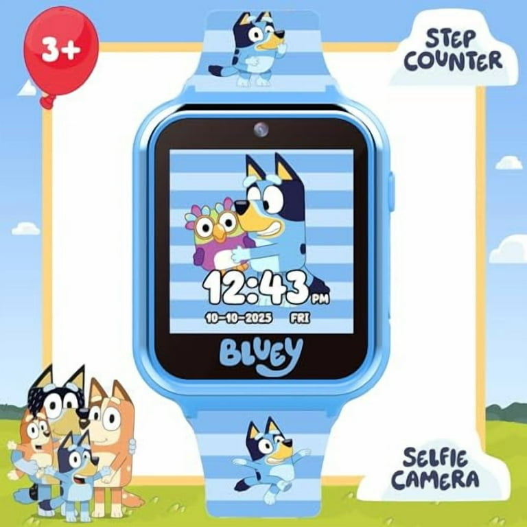 アイケア Bluey Accutime Bluey Kids Smartwatch with Camera, Games, Pedometer and