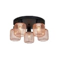 thumbnail image 1 of Plafon Rust 5 Luces Iluminación Luz Vic Innovador, 1 of 2