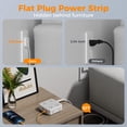 thumbnail image 4 of Regleta de alimentación con protector contra sobretensiones TESSAN de 5 pies con 8 puertos AC y 4 puertos USB, 4 of 6