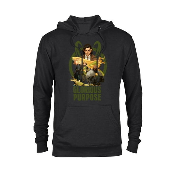 Marvel Loki Variants Glorious Purpose - Pullover Hoodie for Adults – Customized-Black