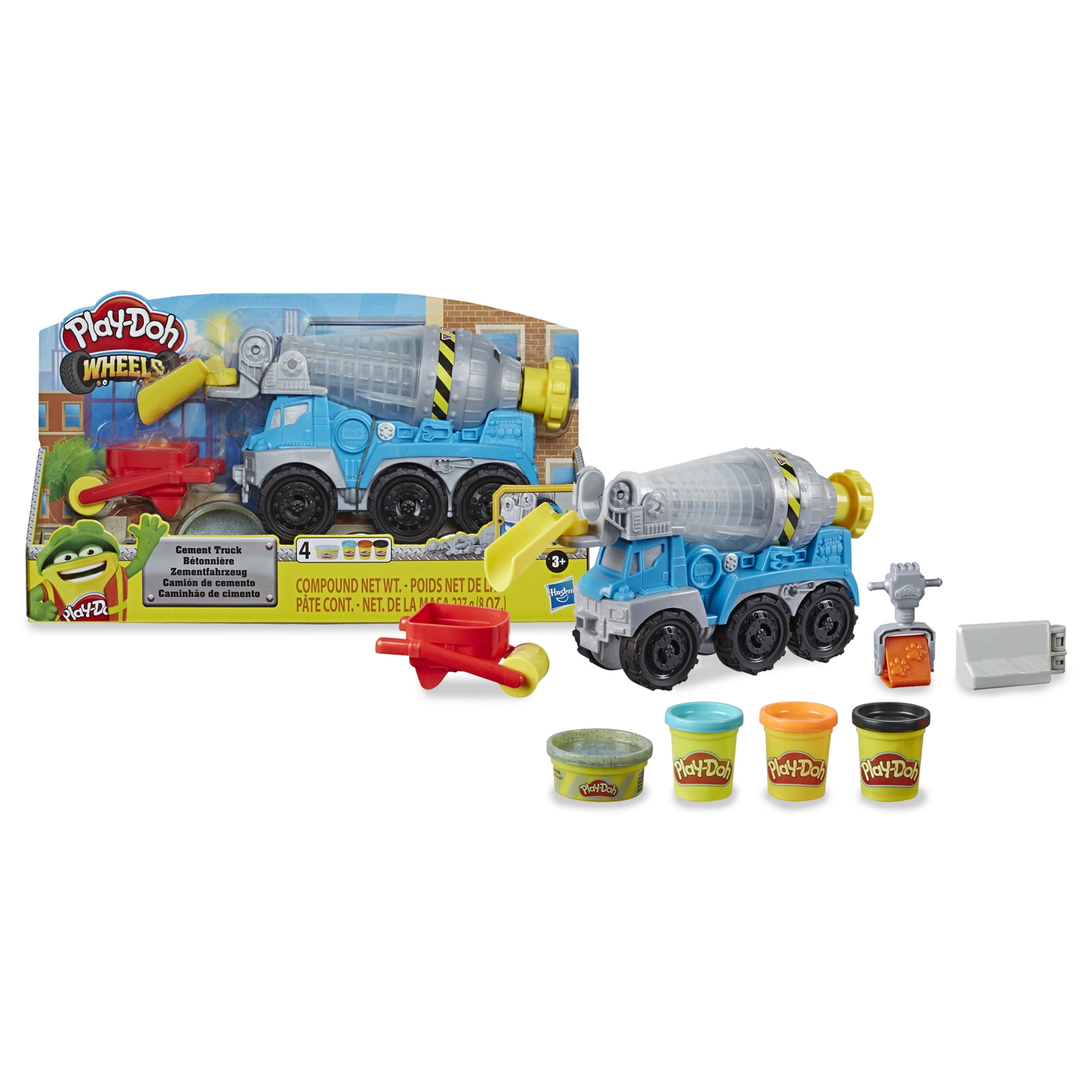 Play-Doh Wheels Cement Truck Toy with 4 Play-Doh Colors (8oz) â Deal â BrickSeek