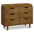 thumbnail image 6 of DaVinci Double 6-Drawer Child Dresser, Pine Walnut, 6 of 7