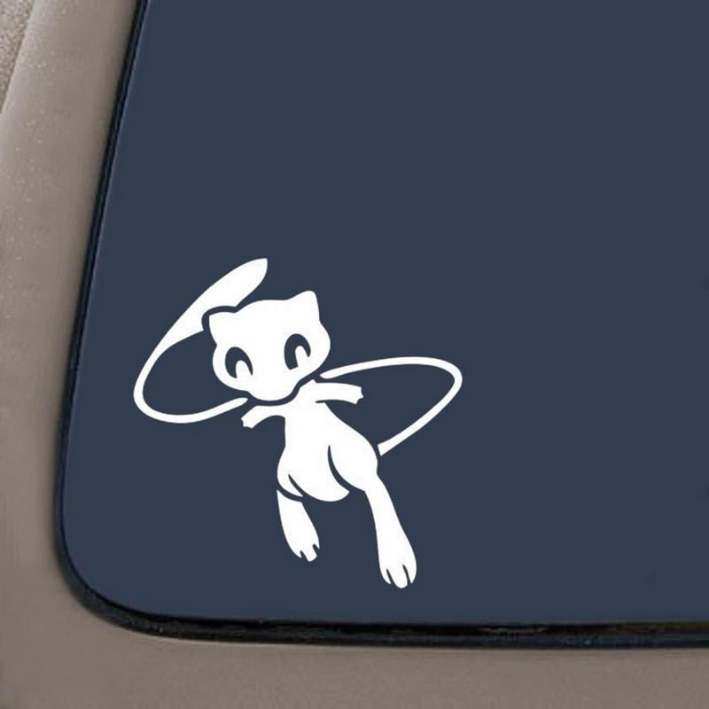Underholde sø pensum Pokemon Mew WHITE Vinyl Car/Laptop/Window/Wall Decal | 5.5"| Car Truck Van  SUV Laptop Macbook Wall Decals - Walmart.com