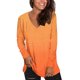 thumbnail image 4 of Xuyuer Womens 2026 Spring Summer Long Sleeve Shirts Basic Apparel Shirts Trendy V Neck Tshirt for Women Curved Hem Tops Women's T Shirt Tops Casual Spring Clothes, 4 of 7