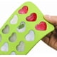 thumbnail image 4 of Moldes de silicona en forma de corazón, SourceTon 3 paquetes de 12 cavidades, molde de silicona en forma de corazón para de chocolate, gelatina, pudín, molde para hacer dulces (rojo, amarillo, verde), 4 of 5