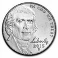 thumbnail image 2 of 2015-D Jefferson Nickel 40-Coin Roll BU, 2 of 3