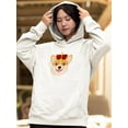 thumbnail image 2 of Royal Corgi Smiling Royal Crown Hoodie Women -Image by Shutterstock, Female 5X-Large, 2 of 4