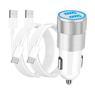 Apple MFi Certified] iPhone 16 Fast Car Charger, 2Pack 4.8A USB Car Power Cigarette  Lighter USB-C Car Carplay Charger with Type-C Braided Cable for iPhone 16  Pro/16 Pro Max/15/15 Pro/iPad