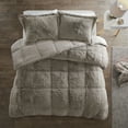 thumbnail image 4 of Home Essence Apartment Leena Shaggy Faux Fur Comforter Set, Twin/Twin XL, Grey, 4 of 11