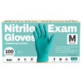 thumbnail image 1 of Guantes de Examen SUP de Nitrilo Sin Polvo 100 Unidades Verde Azulado Talla M, 1 of 7