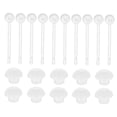 thumbnail image 6 of HINTRMENT 5 Pairs Invisible Earrings Clear Piercing Jewelry for Women Professional Appearance, 6 of 7