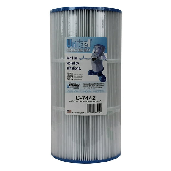 Unicel C-7442 Replacement 40 SqFt Swimming Pool Filter Cartridge,120 Pleats