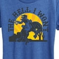 thumbnail image 3 of Instant Message - The Hell I Wont Cowgirl - Women's Short Sleeve Graphic T-Shirt, 3 of 7
