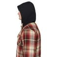 thumbnail image 4 of Legendary Outfitters Mens Quilted Flannel Shirt Jacket Red Plaid XXL, 4 of 5
