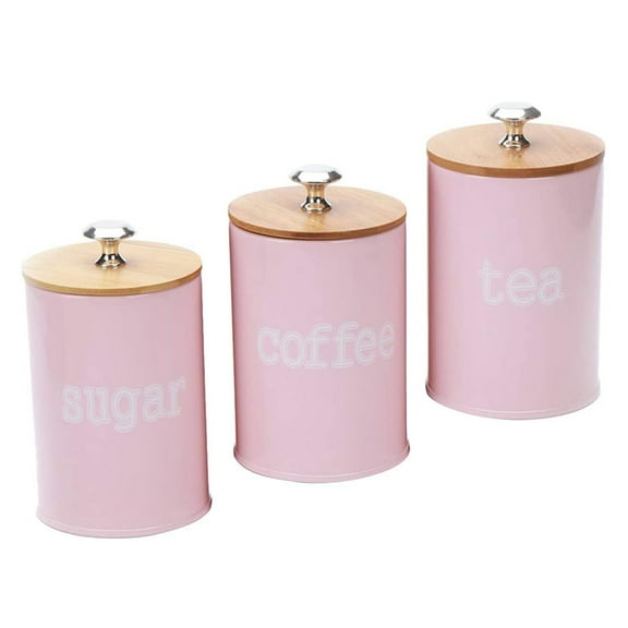 3 Pcs Kitchen Storage Tank Box Tea Organizer Food Jar