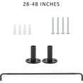 thumbnail image 3 of eTeckram Energy Saving Wrap Around Blackout Return Adjustable Window Curtain Metal Rod Set, 5/8 inch Diameter,28"-48",Oil-rubbed Bronze, 3 of 6