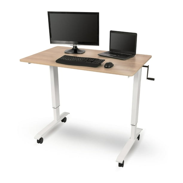 Stand Up Desk Store Crank Adjustable Height Standing Desk