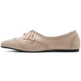 thumbnail image 2 of Ollio Women's Ballet Shoes Flat Pointed Toe Oxford 1M1818, 2 of 6