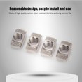 thumbnail image 3 of 100Pcs T Slot Nut  Plating Carbon Steel Sliding Fasteners for Aluminium , Durable, Easy to Install, 3 of 8