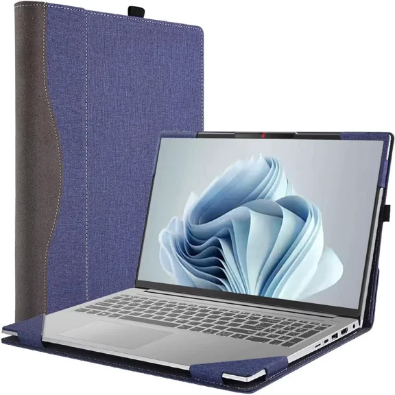 Laptop Case Cover for Lenovo IdeaPad Slim 5i 16" Gen 10/9/8 for Slim 5 16ARP10 16IRH10 [Do Check Model] Notebook Sleeve Computer Bag PU Accessories with Heat Dissipation Hole