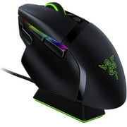 Razer Basilisk Ultimate HyperSpeed Wireless Gaming Mouse w/ Charging Dock: Fastest Gaming Mouse Switch - 20K DPI Optical Sensor - Chroma RGB - 11 Programmable Buttons - 100 Hr Battery - Classic Black
