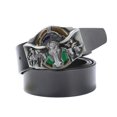 thumbnail image 4 of Cinturón de cuero de vaquero occidental de estilo indio para hombre, hebil de cinturón de 3,8 cm de ancho Negro Baoblaze Cinturones de vaquero occidentales, 4 of 8