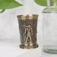 thumbnail image 3 of Vaso de Chupito de Whisky Metal Vintage Grabado A Mano Mini Taza Regalo Decoración Adornos Cobre Cobre Comedor Y Entretenimiento, 3 of 7